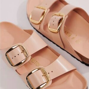 Arizona big buckle high shine Birkenstock